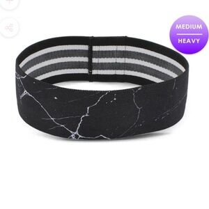 Suzie B Fitness Black Marble Glute Band
